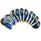 Maxbell 10Pcs Golf Club Iron Head Cover Protector Waterproof for Main Iron Clubs blue - Aladdin Shoppers