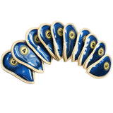 Maxbell 10Pcs Golf Club Iron Head Cover Protector Waterproof for Main Iron Clubs blue - Aladdin Shoppers