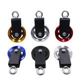 Maxbell Solid Pulley Block Gym Equipment Hanging Lifting Rope Fitness Mute Swivel Silver 73mm - Aladdin Shoppers