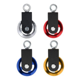 Maxbell Solid Pulley Block Gym Equipment Hanging Lifting Rope Fitness Mute Swivel Silver 73mm - Aladdin Shoppers