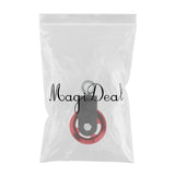Maxbell Solid Pulley Block Gym Equipment Hanging Lifting Rope Fitness Mute Swivel Red 95mm - Aladdin Shoppers