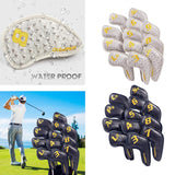 Maxbell Golf Club Iron Head Cover Golfer Headcovers Protection Waterproof White - Aladdin Shoppers