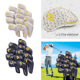 Maxbell Golf Club Iron Head Cover Golfer Headcovers Protection Waterproof White - Aladdin Shoppers