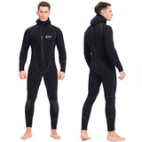 Maxbell Mens Wetsuits Jumpsuit Full Body Neoprene 5mm Keep Warm for Snorkeling L - Aladdin Shoppers