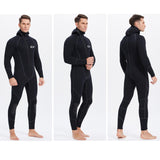 Maxbell Mens Wetsuits Jumpsuit Full Body Neoprene 5mm Keep Warm for Snorkeling XXL - Aladdin Shoppers