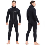 Maxbell Mens Wetsuits Jumpsuit Full Body Neoprene 5mm Keep Warm for Snorkeling XXL - Aladdin Shoppers