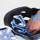Maxbell Soft Bike Helmet Padding Helmet Liner Accessories Bicycle Helmet Care Blue - Aladdin Shoppers