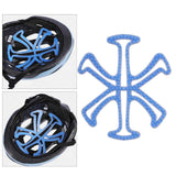 Maxbell Soft Bike Helmet Padding Helmet Liner Accessories Bicycle Helmet Care Blue - Aladdin Shoppers