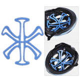 Maxbell Soft Bike Helmet Padding Helmet Liner Accessories Bicycle Helmet Care Blue - Aladdin Shoppers