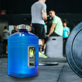 Maxbell 3.8L Large Sports Kettle Water Bottle Jug BPA Free for Running Gym Deep Blue - Aladdin Shoppers