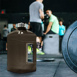 Maxbell 3.8L Large Sports Kettle Water Bottle Jug BPA Free for Running Gym Black - Aladdin Shoppers
