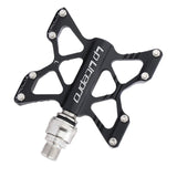 Maxbell Bike Flat Platform Pedals Mountain Bicycle Cycle 9/16'' Parts Black - Aladdin Shoppers