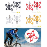 Maxbell Bike Flat Platform Pedals Mountain Bicycle Cycle 9/16'' Parts Black - Aladdin Shoppers