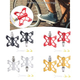 Maxbell Bike Flat Platform Pedals Mountain Bicycle Cycle 9/16'' Parts Black - Aladdin Shoppers