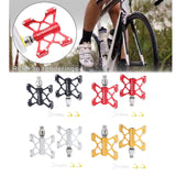 Maxbell Bike Flat Platform Pedals Mountain Bicycle Cycle 9/16'' Parts Black - Aladdin Shoppers