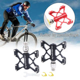 Maxbell Bike Flat Platform Pedals Mountain Bicycle Cycle 9/16'' Parts Black - Aladdin Shoppers