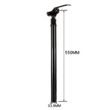 Maxbell Bike Seatpost Seat Tube Suspension 550mm for MTB Road Bike Accessory Parts Dia 33.9mm Black - Aladdin Shoppers