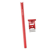 Maxbell Bicycle Seatpost Adjustable Support Stem Plum Shaped Tubing for Folding Bike Red 31.8x600mm - Aladdin Shoppers