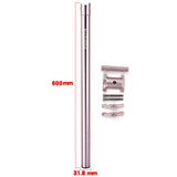 Maxbell Bicycle Seatpost Adjustable Support Stem Plum Shaped Tubing for Folding Bike Titanium 31.8x600mm - Aladdin Shoppers
