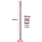 Maxbell Bicycle Seatpost Adjustable Support Stem Plum Shaped Tubing for Folding Bike Titanium 33.9x600mm - Aladdin Shoppers