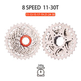 Maxbell Bike Cassette Sprocket Bicycle Freewheel 11-36T for Road Bike 8 speed 11-30T - Aladdin Shoppers
