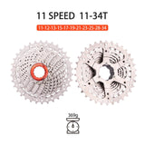Maxbell MTB Bike Cassette Flywheel Mountain Bicycle Freewheel 11 Speed 11-34T - Aladdin Shoppers