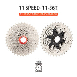 Maxbell MTB Bike Cassette Flywheel Mountain Bicycle Freewheel 11 Speed 11-36T - Aladdin Shoppers