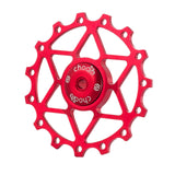 Maxbell 13/15T Ceramic Bearing Jockey Pulley Wheel Bike Rear Derailleur Red 13T - Aladdin Shoppers