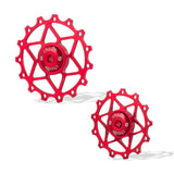 Maxbell 13/15T Ceramic Bearing Jockey Pulley Wheel Bike Rear Derailleur Red 13T - Aladdin Shoppers