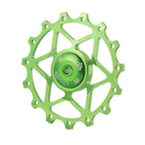 Maxbell 13/15T Ceramic Bearing Jockey Pulley Wheel Bike Rear Derailleur Green 13T - Aladdin Shoppers