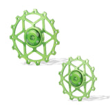 Maxbell 13/15T Ceramic Bearing Jockey Pulley Wheel Bike Rear Derailleur Green 13T - Aladdin Shoppers