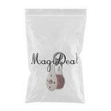 Maxbell Lifting Rope Pulley Block Swivel Hanging Wire Towing Wheel Heavy Duty Red - Aladdin Shoppers