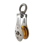 Maxbell Lifting Rope Pulley Block Swivel Hanging Wire Towing Wheel Heavy Duty Gold - Aladdin Shoppers