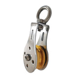 Maxbell Lifting Rope Pulley Block Swivel Hanging Wire Towing Wheel Heavy Duty Gold - Aladdin Shoppers
