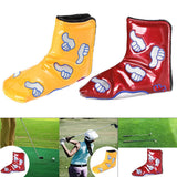 Maxbell Golf Putter Blade Protect PU Leather Waterproof Golf Club Head Cover yellow - Aladdin Shoppers