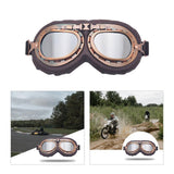 Maxbell Motorcycle Goggles Dirt Bike Glasses Flying Eyewear for Motocross Silver - Aladdin Shoppers