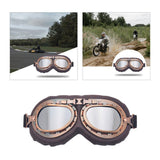 Maxbell Motorcycle Goggles Dirt Bike Glasses Flying Eyewear for Motocross Silver - Aladdin Shoppers