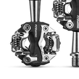 Maxbell Double Platform Bicycle Pedals Dual Compatible with Shimano SPD BMX MTB Black - Aladdin Shoppers