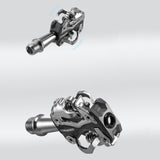 Maxbell Double Platform Bicycle Pedals Dual Compatible with Shimano SPD BMX MTB Black - Aladdin Shoppers