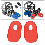 Maxbell 2Pcs Bicycle Crank Boots Covers Bike Crank Arm Crankset Protector Red - Aladdin Shoppers