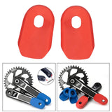 Maxbell 2Pcs Bicycle Crank Boots Covers Bike Crank Arm Crankset Protector Red - Aladdin Shoppers