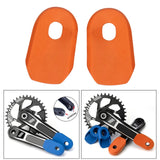 Maxbell 2Pcs Bicycle Crank Boots Covers Bike Crank Arm Crankset Protector Orange - Aladdin Shoppers