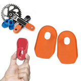 Maxbell 2Pcs Bicycle Crank Boots Covers Bike Crank Arm Crankset Protector Orange - Aladdin Shoppers