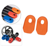 Maxbell 2Pcs Bicycle Crank Boots Covers Bike Crank Arm Crankset Protector Orange - Aladdin Shoppers