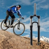 Maxbell Mountain Bike Fork Travel 100mm Adjustment Locking for MTB Bicycle 27.5inch - Aladdin Shoppers