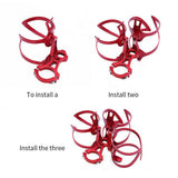 Maxbell Bicycle Water Bottle Cage Holder Aluminum for MTB Cycling Road Bike Red - Aladdin Shoppers