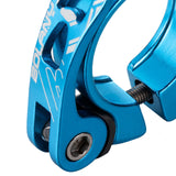 Maxbell Bicycle Seatpost Clamp Aluminum for Mountain Bike Cycling Parts 34.9mm Blue - Aladdin Shoppers