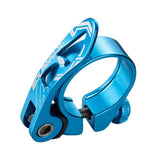 Maxbell Bicycle Seatpost Clamp Aluminum for Mountain Bike Cycling Parts 34.9mm Blue - Aladdin Shoppers