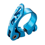 Maxbell Bicycle Seatpost Clamp Aluminum for Mountain Bike Cycling Parts 34.9mm Blue - Aladdin Shoppers