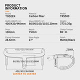 Maxbell Carbon Integrated Handlebars for Road Bicycle 28.6*400/420/440mm 400x110mm - Aladdin Shoppers